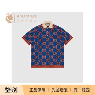 古驰男装 Gucci polo衫 短t恤潮牌圆领修身 正品 半袖 代购
