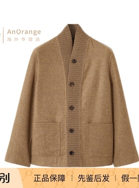 Loro piana/诺悠翩雅LP男装外套披肩领羊绒法兰绒夹克26春夏新款