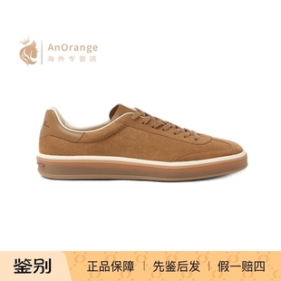 Loro piana/诺悠翩雅LP男鞋休闲鞋棕色麂皮系带运动鞋板鞋26新款