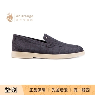 Stefano Ricci/史蒂芬SR男鞋皮鞋小牛皮鳄鱼皮乐福鞋26新款奢品