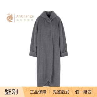 单纽扣长款 羊驼毛混纺长袖 外套 2026新款 Armani阿玛尼EA女装