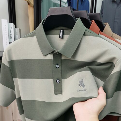 广州十三行沙河高端男装短袖polo衫夏季新款t恤杭州四季青华南仓