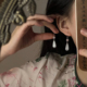 雨巷丁香 民族风水滴吊坠耳环女国风古风汉服耳坠旗袍耳饰 新中式