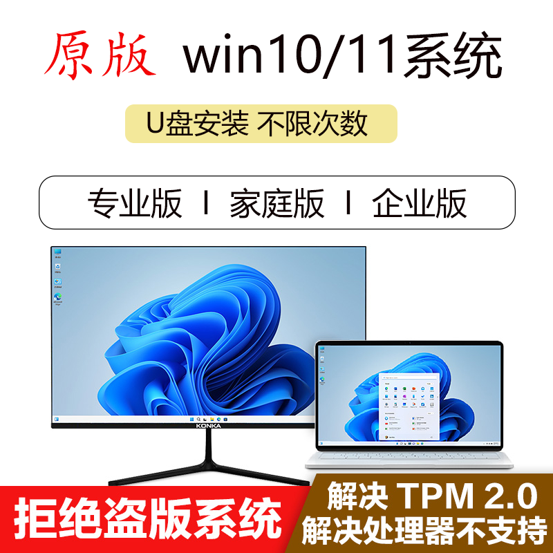 【假一罚十】win10电脑重装系统U盘启动盘纯净版专业Win11安装