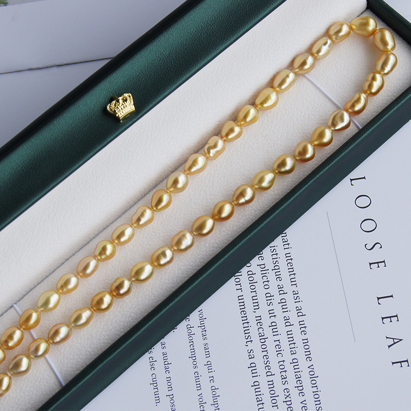 海角七号18k金海水珍珠keshi项链