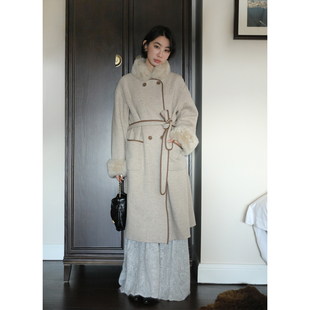 《温润智感》冬季复古全羊毛大衣外套