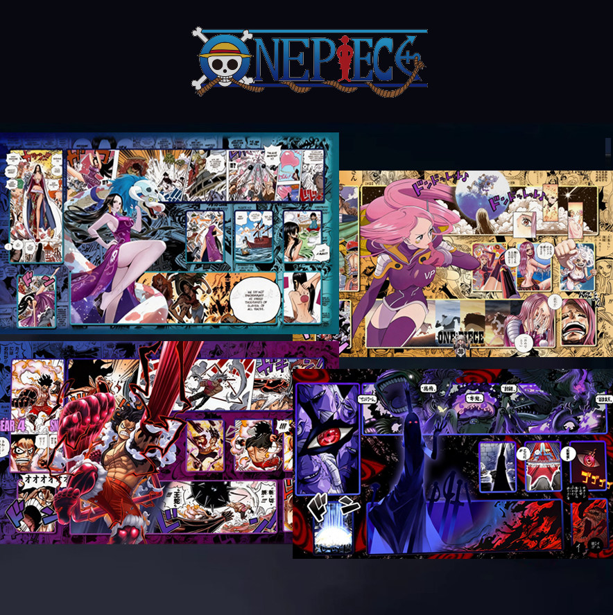 海贼王卡牌垫加大加厚防水耐脏