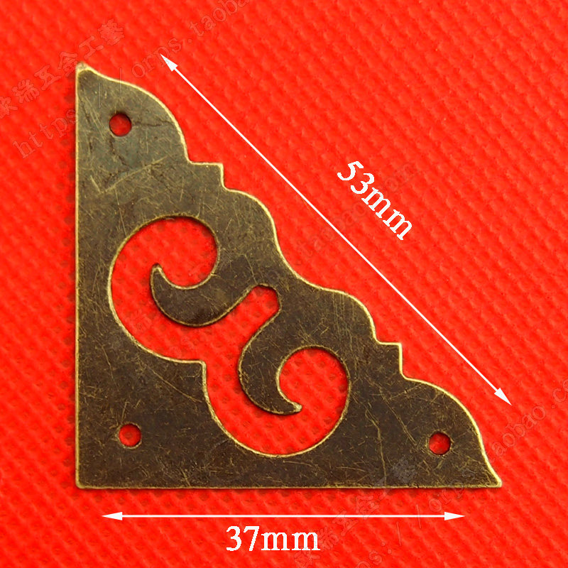 37mm小号金属贴角边角木盒角礼盒边角装饰角酒盒包角三角片装饰角,基础建材,角码,淘宝优惠券,粉丝福利购,淘宝优惠卷