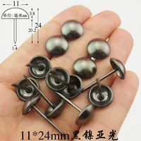 11*24 мм чернокожий матовый никель