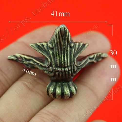 41*30mm合金脚家具底脚木箱底脚礼盒饰品木盒配件四边脚装饰底脚