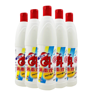爱特福84消毒液518mlx5 室内除菌衣物漂白家居杀菌室内清洁多用途