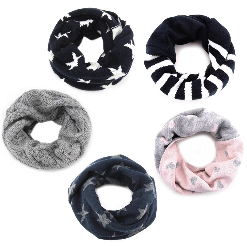 NOABAT儿童冬季全棉舒适交叉围脖