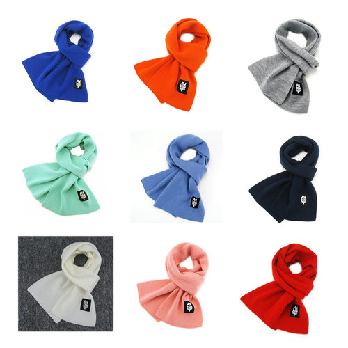 NOABAT男女童秋冬季全棉针织围巾