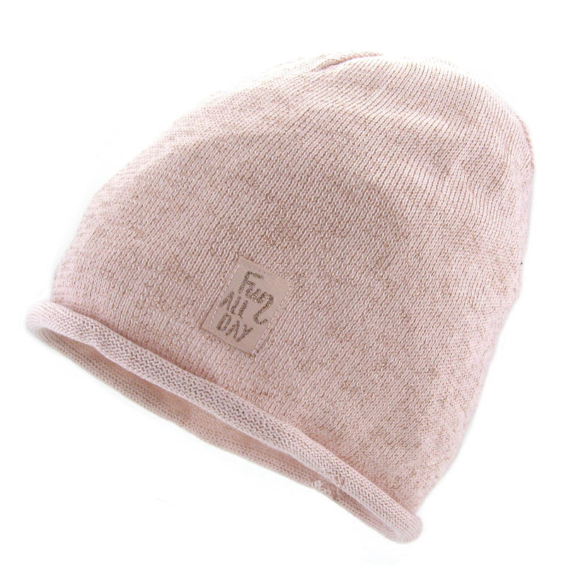 noabat儿童帽子春秋卷边潮款银丝