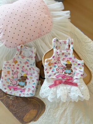 TTT.design宠物春夏新款兔熊幼稚园小型犬狗狗衣服马尔济斯约克夏
