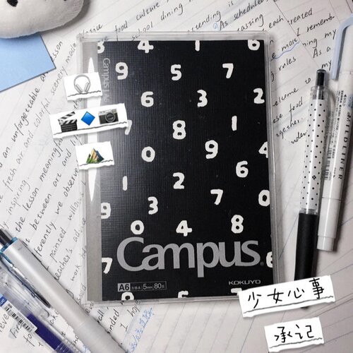 KOKUYO国誉十数sousou联名A6笔记本少女心手帐本日记本便携方格本