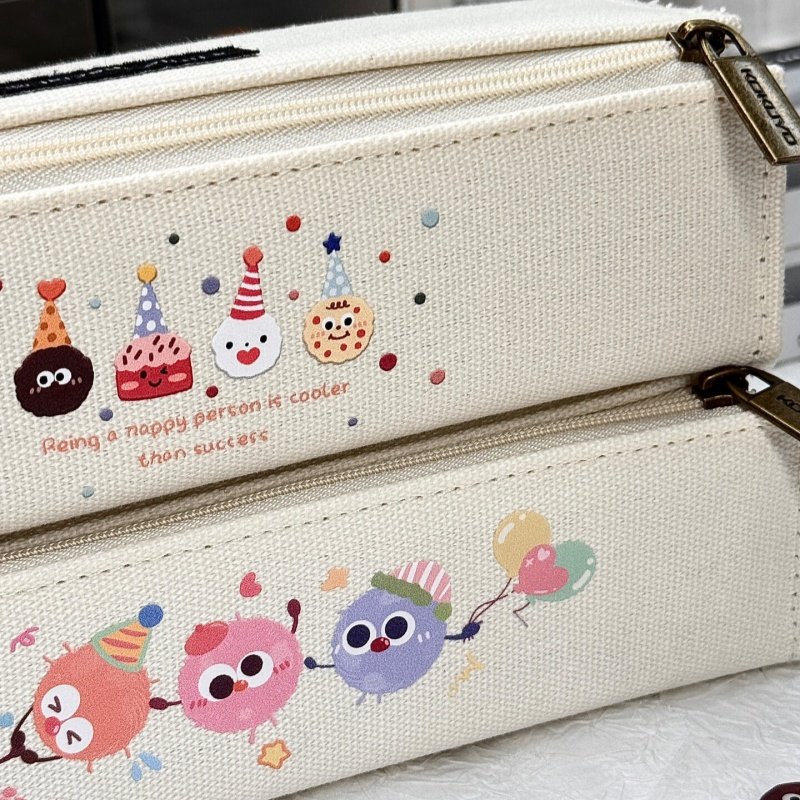 新品KOKUYO国誉笔袋波点甜甜圈对开式学生用大容量文具铅笔文具袋,文具电教/文化用品/商务用品,笔袋,淘宝优惠券,粉丝福利购,淘宝优惠卷