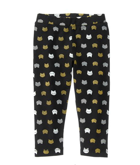 美国正品 Gymboree金宝贝 女童时尚猫咪打底裤  现货3T/2T