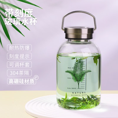 WIQI高硼硅户外运动耐高温玻璃杯