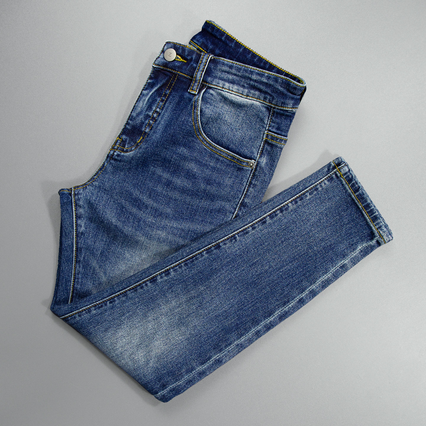 |面料高级|  九分牛仔裤男士款经典蓝色高品质潮流百搭修身小脚裤,男装,牛仔裤,淘宝优惠券,粉丝福利购,淘宝优惠卷