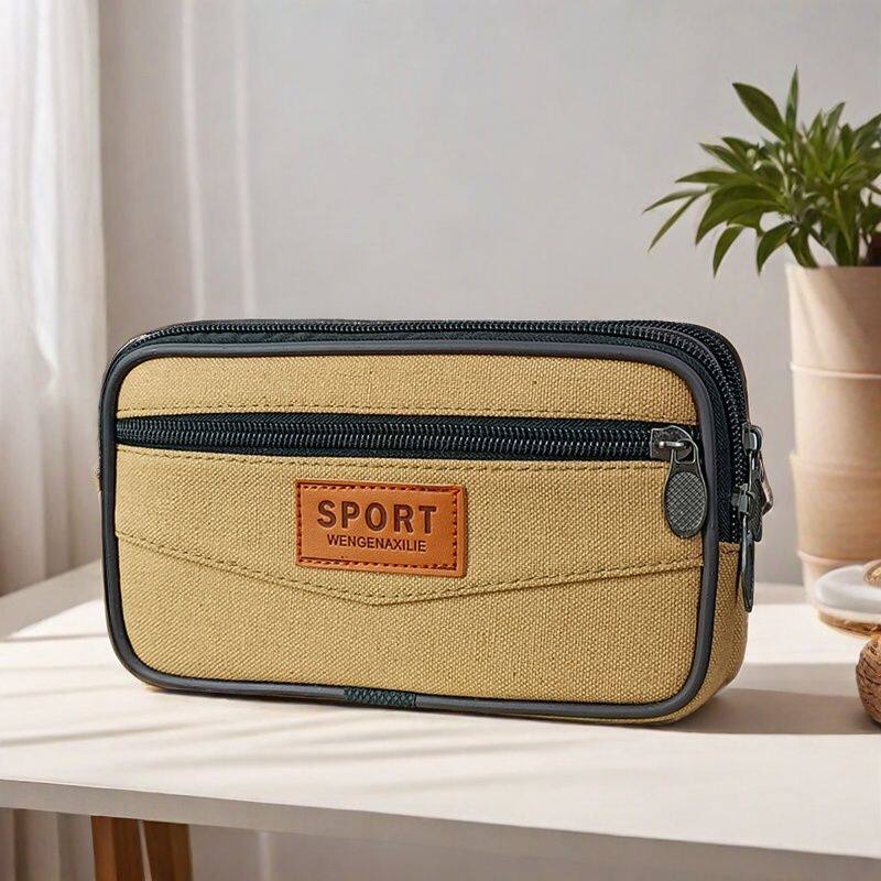 耐磨大号智能机个性手机腰包男款牛津布穿皮带腰包超轻薄手机包