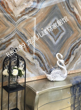 诺贝尔瓷砖R80399规格800×800诺贝尔磁砖幻彩玉洞石微晶石