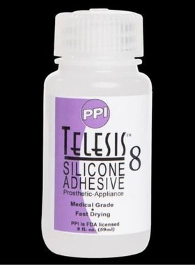 PPI Telesis 8号硅胶胶水粘合剂特效化妆假皮粘贴 专业用品