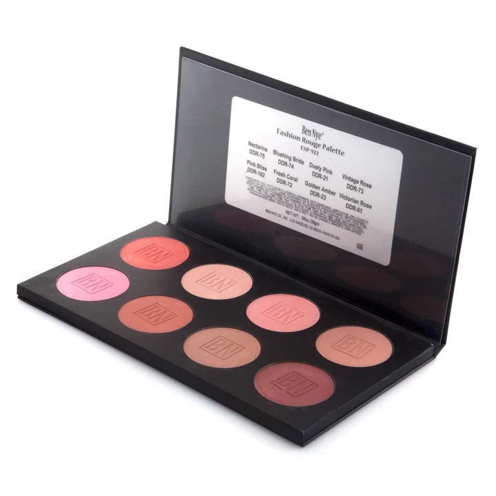 美国bennye fashion rouge palette8色盘腮红胭脂盘 esp-922