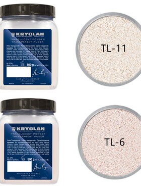 德国面具轻柔透明蜜粉歌剧魅影Kryolan定妆粉散粉400G