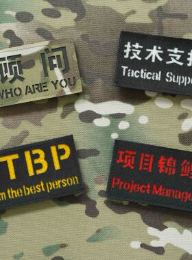 TACB 士气章魔术贴肩章顾问 技术支持 ITBP 项目锦鲤 3M反光