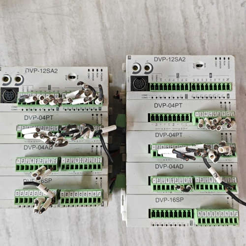 拆机台达DVP-12SA2,2套扩展自己看