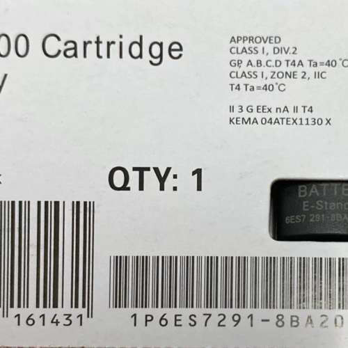 SISC291-8BA20 BA30S7-200PLC锂电池卡6ES7291-8BA20-0XA0