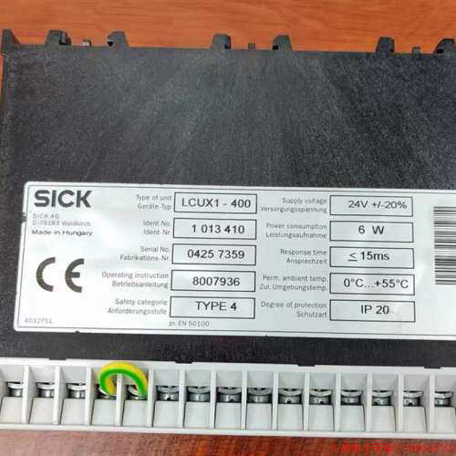 拍前询价:西克安全继电器LCUX1-400 SICK AG D-79183   型号齐全