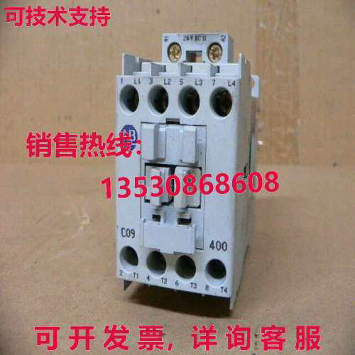 ALLEN-BRADLEY 100-C09DJ400 接触器系列 A 24VDC 3PH 7，5HP库存