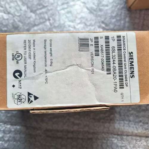 变频器控制单元6SL3244-0BA20-1PA0 /