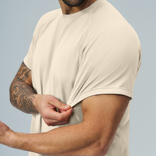 Men quick drying short sleeve outdoor sport training T-shirt
