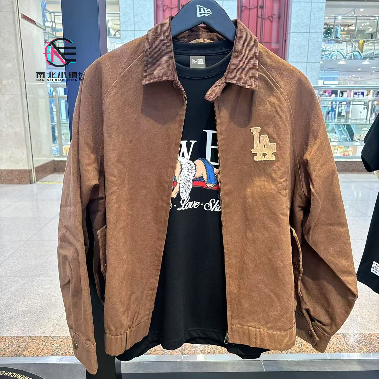 New Era纽亦华专柜正品2025款男女美式宽松夹克翻领外套 14726670