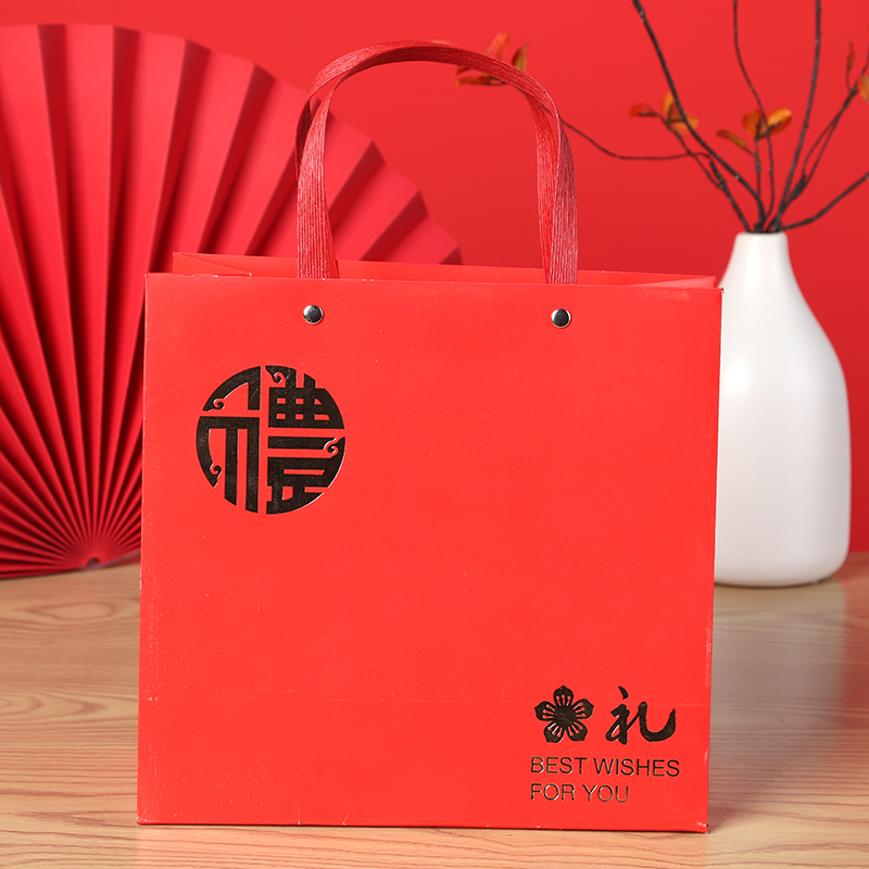结婚糖果袋子高级感中国风批发结婚用品喜糖包装回礼袋特大号烫金