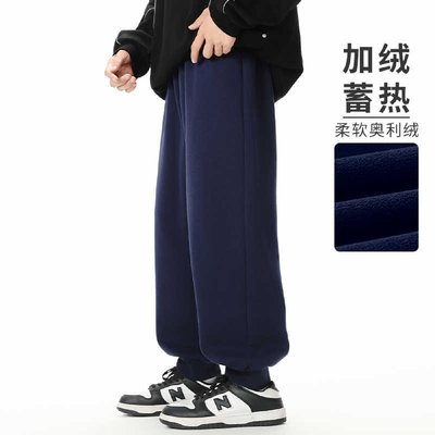 胖童男童加绒加厚运动裤休闲裤子