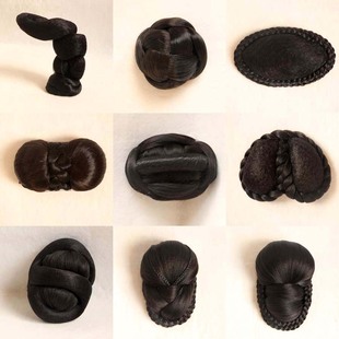 古装假发古代造型头饰影楼新娘发髻假发秀禾儿童头后区仙女大发包