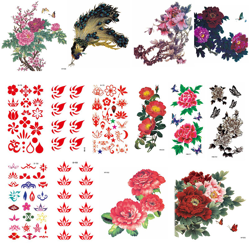 梧桐媚娘千骨古装花钿眉心贴 影楼写真演出额头贴 眉贴眼角纹身贴