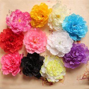 古装假发配饰牡丹花舞台戏剧演出头饰唐清朝贵妃格格福晋头花大朵