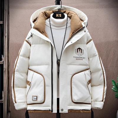 潮流连帽加厚短款棉服外穿