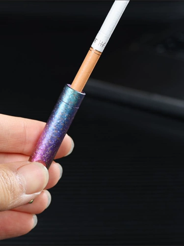 Очистка титанового сигаретного фильтра циркулирующей сигареты