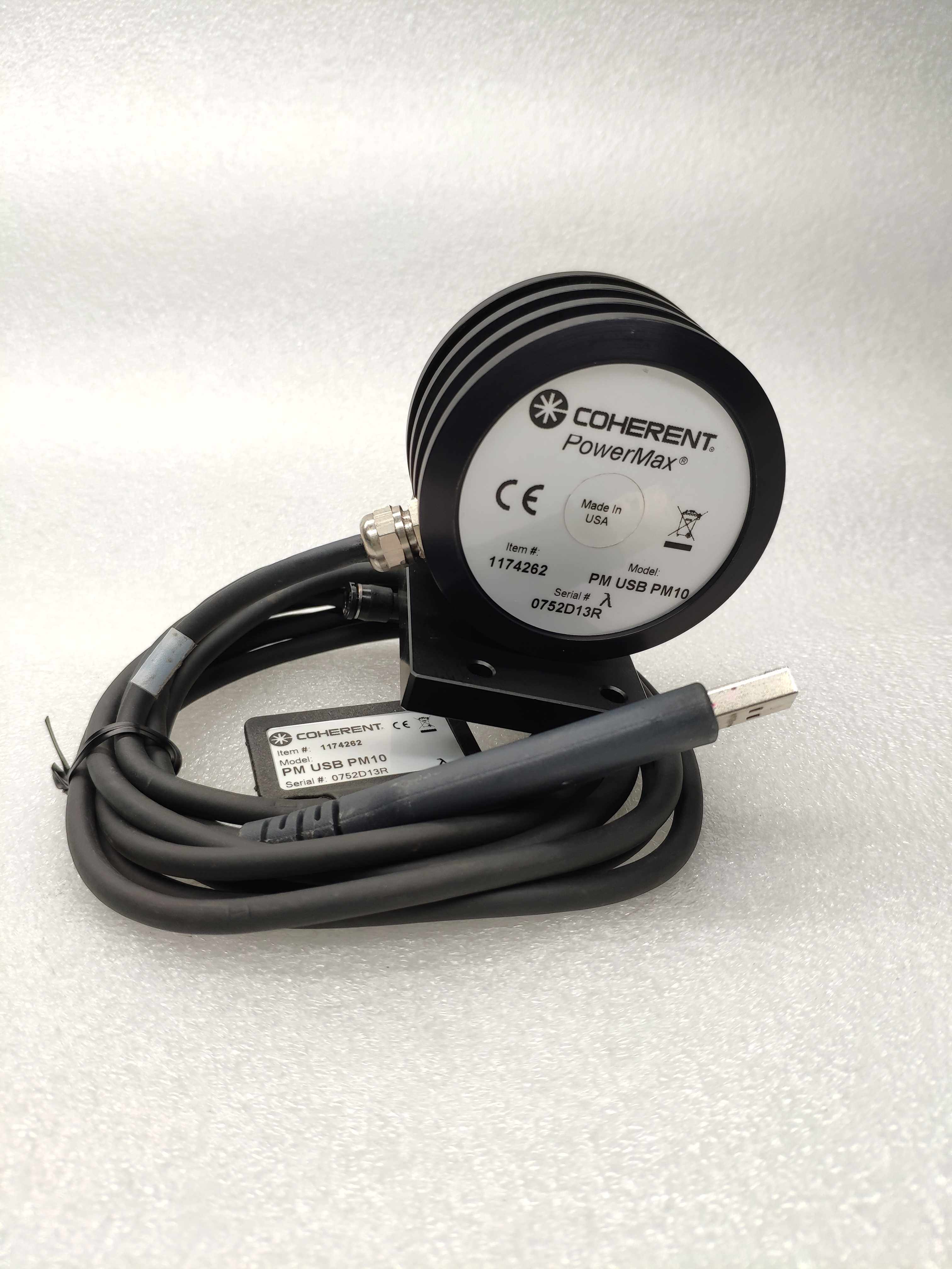 原装进口coherent相干激光功率计探头pm10 10w量程 20mm感光口径