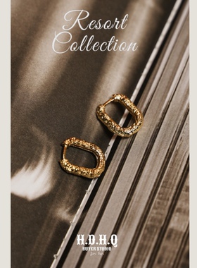 H.D.H.Q【Resort Collocation】度假系列-熔岩耳环