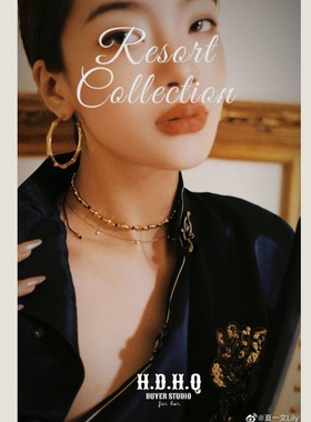 H.D.H.Q【Resort Collocation】度假系列-竹节vintage绳结项链