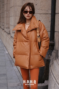 H.D.H.Q【Gold standard】金标定制系列-北欧经典蛋白皮羽绒服