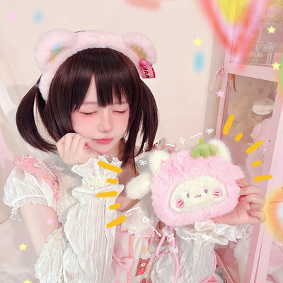 芋芋啵啵挂脖斜挎零钱包