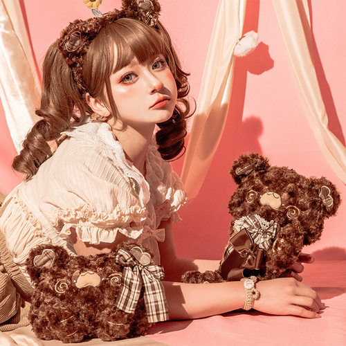 「nanaco」懒懒熊jk原创毛绒玩偶